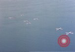 Image of U.S. Troop Carrier C-47 aircraft in flight over Mediterranean Sea Italy, 1943, second 24 stock footage video 65675049826