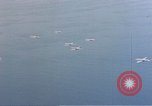 Image of U.S. Troop Carrier C-47 aircraft in flight over Mediterranean Sea Italy, 1943, second 25 stock footage video 65675049826