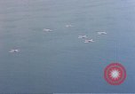 Image of U.S. Troop Carrier C-47 aircraft in flight over Mediterranean Sea Italy, 1943, second 26 stock footage video 65675049826