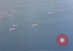 Image of U.S. Troop Carrier C-47 aircraft in flight over Mediterranean Sea Italy, 1943, second 29 stock footage video 65675049826