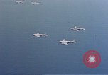 Image of U.S. Troop Carrier C-47 aircraft in flight over Mediterranean Sea Italy, 1943, second 34 stock footage video 65675049826