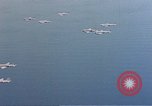 Image of U.S. Troop Carrier C-47 aircraft in flight over Mediterranean Sea Italy, 1943, second 38 stock footage video 65675049826