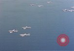 Image of U.S. Troop Carrier C-47 aircraft in flight over Mediterranean Sea Italy, 1943, second 39 stock footage video 65675049826