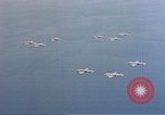 Image of U.S. Troop Carrier C-47 aircraft in flight over Mediterranean Sea Italy, 1943, second 49 stock footage video 65675049826
