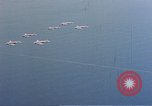 Image of U.S. Troop Carrier C-47 aircraft in flight over Mediterranean Sea Italy, 1943, second 53 stock footage video 65675049826