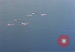 Image of U.S. Troop Carrier C-47 aircraft in flight over Mediterranean Sea Italy, 1943, second 54 stock footage video 65675049826