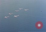 Image of U.S. Troop Carrier C-47 aircraft in flight over Mediterranean Sea Italy, 1943, second 55 stock footage video 65675049826