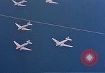 Image of U.S. Troop Carrier C-47 aircraft in flight over Mediterranean Sea Italy, 1943, second 62 stock footage video 65675049826