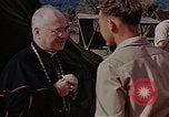 Image l archevêque catholique Francis Spellman à Alto Airbase Corse France, 1944, de la seconde 60 séquences d'archives historiques vidéo 65675049829