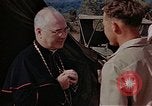 Image l archevêque catholique Francis Spellman à Alto Airbase Corse France, 1944, de la seconde 62 séquences d'archives historiques vidéo 65675049829