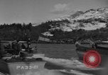Image of Landing craft from the USS Bayfield (APA-33) practice on the River Clyde in Scotland Scotland, 1944, second 6 stock footage video 65675049846
