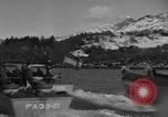 Image of Landing craft from the USS Bayfield (APA-33) practice on the River Clyde in Scotland Scotland, 1944, second 7 stock footage video 65675049846