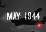 Image of American B-24 Liberator aircraft dropping bombs France, 1944, second 3 stock footage video 65675049848