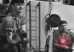 Standbild United States Military Jeeps die an Bord eines Schiffes geladen europäische Theater, 1944, aus Sekunde 44 historischem Filmmaterial Videoclip 65675049849