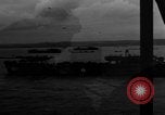 Image of Allied invasion fleet underway to Normandy in World War 2 English Channel, 1944, second 1 stock footage video 65675049852