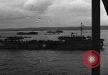 Image of Allied invasion fleet underway to Normandy in World War 2 English Channel, 1944, second 4 stock footage video 65675049852