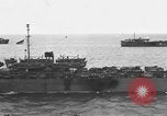 Image of Allied invasion fleet underway to Normandy in World War 2 English Channel, 1944, second 7 stock footage video 65675049852
