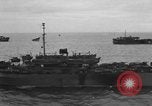 Image of Allied invasion fleet underway to Normandy in World War 2 English Channel, 1944, second 9 stock footage video 65675049852