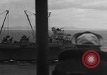 Image of Allied invasion fleet underway to Normandy in World War 2 English Channel, 1944, second 14 stock footage video 65675049852
