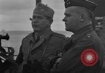 Image of Allied invasion fleet underway to Normandy in World War 2 English Channel, 1944, second 23 stock footage video 65675049852