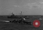 Image of Allied invasion fleet underway to Normandy in World War 2 English Channel, 1944, second 27 stock footage video 65675049852