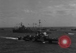 Image of Allied invasion fleet underway to Normandy in World War 2 English Channel, 1944, second 28 stock footage video 65675049852