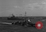 Image of Allied invasion fleet underway to Normandy in World War 2 English Channel, 1944, second 29 stock footage video 65675049852