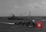 Image of Allied invasion fleet underway to Normandy in World War 2 English Channel, 1944, second 31 stock footage video 65675049852