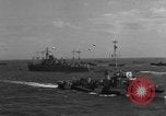 Image of Allied invasion fleet underway to Normandy in World War 2 English Channel, 1944, second 32 stock footage video 65675049852