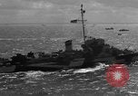 Image of Allied invasion fleet underway to Normandy in World War 2 English Channel, 1944, second 36 stock footage video 65675049852