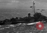 Image of Allied invasion fleet underway to Normandy in World War 2 English Channel, 1944, second 37 stock footage video 65675049852