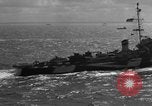 Image of Allied invasion fleet underway to Normandy in World War 2 English Channel, 1944, second 39 stock footage video 65675049852