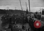 Image of Allied invasion fleet underway to Normandy in World War 2 English Channel, 1944, second 40 stock footage video 65675049852