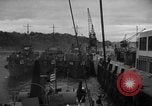 Image of Allied invasion fleet underway to Normandy in World War 2 English Channel, 1944, second 42 stock footage video 65675049852