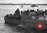 Image of Allied invasion fleet underway to Normandy in World War 2 English Channel, 1944, second 49 stock footage video 65675049852