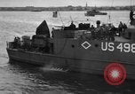 Image of Allied invasion fleet underway to Normandy in World War 2 English Channel, 1944, second 50 stock footage video 65675049852
