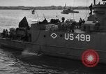 Image of Allied invasion fleet underway to Normandy in World War 2 English Channel, 1944, second 52 stock footage video 65675049852