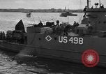 Image of Allied invasion fleet underway to Normandy in World War 2 English Channel, 1944, second 53 stock footage video 65675049852