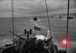 Image of Allied invasion fleet underway to Normandy in World War 2 English Channel, 1944, second 56 stock footage video 65675049852