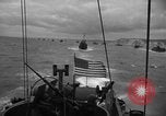 Image of Allied invasion fleet underway to Normandy in World War 2 English Channel, 1944, second 59 stock footage video 65675049852