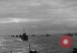 Image of Allied invasion fleet underway to Normandy in World War 2 English Channel, 1944, second 62 stock footage video 65675049852