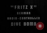 Image of German Fritz X bomb Germany, 1945, second 40 stock footage video 65675049853