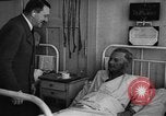 Image of Adolf Hitler visits July 20th bomb plot victims in hospital Rastenburg Germany, 1944, second 46 stock footage video 65675049858