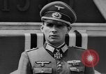 Image Otto-Ernst Remer examine les troupes Berlin Allemagne, 1944, de la seconde 31 séquences d'archives historiques vidéo 65675049859