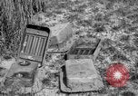 Image of German shoebox mines discovered using metal detectors France, 1944, second 9 stock footage video 65675049866