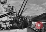 Image of German warships underway to intercept Allied convoys to Russia Norway, 1942, second 7 stock footage video 65675049873