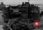 Standbild Landing Craft Tank Frankreich, 1944, aus Sekunde 4 historischem Filmmaterial Videoclip 65675049886