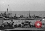 Standbild britischen Zerstörer französischen Küste, 1944, aus Sekunde 21 historischem Filmmaterial Videoclip 65675049892
