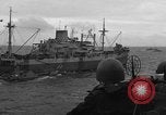 Image of allied landing crafts France, 1944, second 31 stock footage video 65675049894