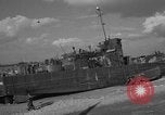 Image of damaged landing craft France, 1944, second 37 stock footage video 65675049900